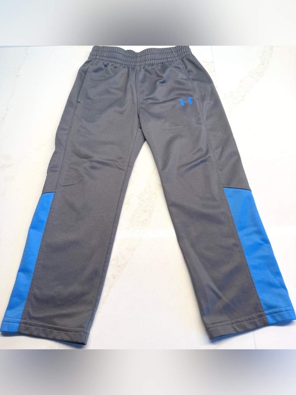 Under Armour Boys 4T Gray Blue Athletic Jogger Pants